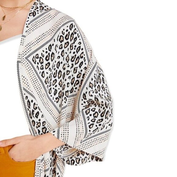 New! Anthropologie Leopard Print Duster Ki… - Picture 4 of 5